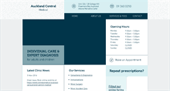 Desktop Screenshot of akcentralmedical.co.nz